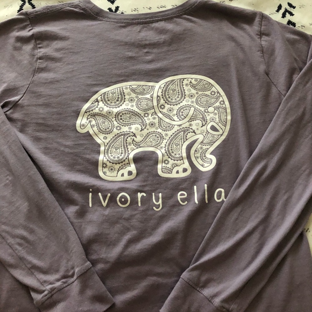 ✰ purple ivory ella long sleeve tee ✰